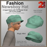 Fashion Newsboy Hat [2cute] Magic Mint