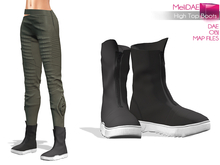 Dae, Obj, FBX, And Texture Files None Rigged High Top Boots