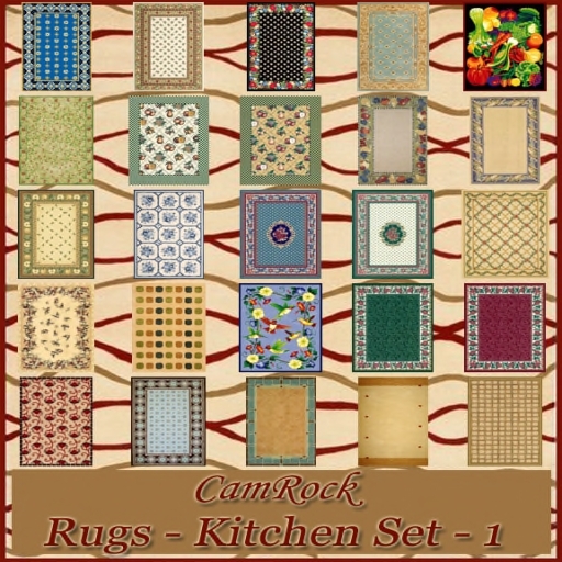 CamRock Textures - Rugs Kitchen Set 01