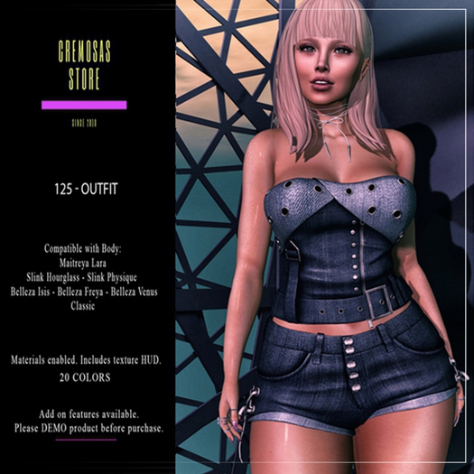 Cremosas Store - 125  - SET + HUD 20 COLORS