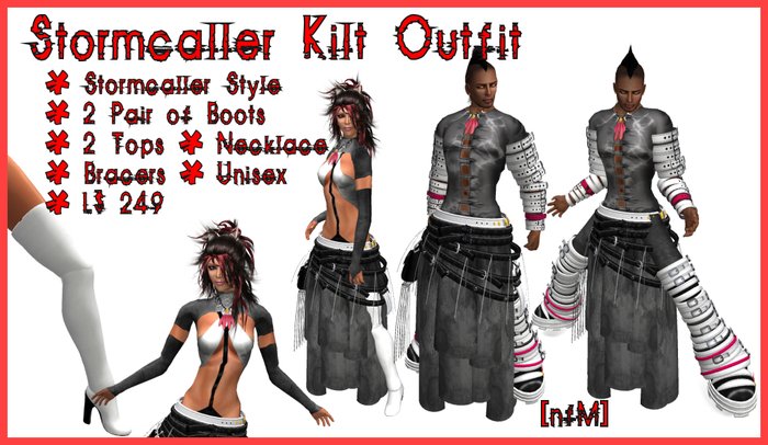 [nfM] Stormcaller Kilt Outfit