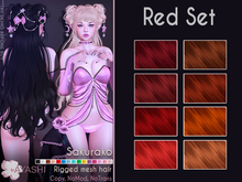 [^.^Ayashi^.^] Sakurako hair-Red set