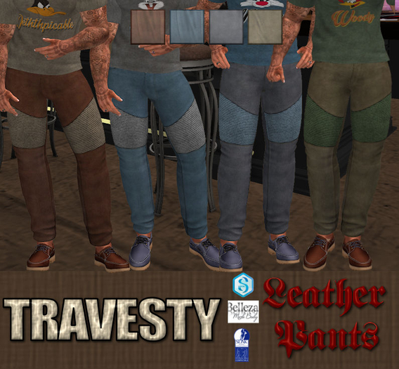 Second Life Marketplace - Travesty Leather Pants