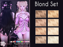[^.^Ayashi^.^] Sakurako hair-Blond set