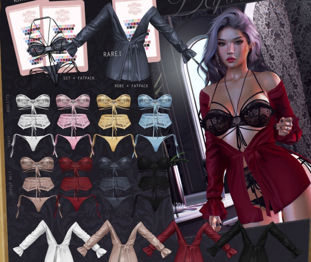 {le fil casse} Daphne Corset Belt Legacy + Perky Blue Sky