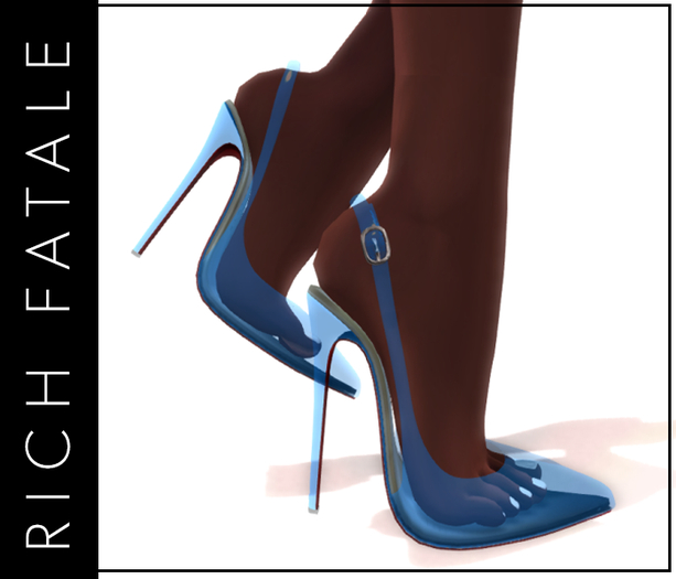 $RICH FATALE - CLEAR PVC LIONE SLINGBACK - ENYA