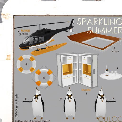 01 -Culco- Sparkling Summer -Trunk 9Li RARE