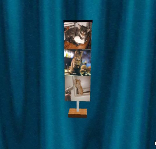 KITTEN 3 LEVEL LAMP