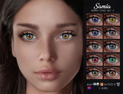 Samia - Maria Eyes  set 2  #FATPACK