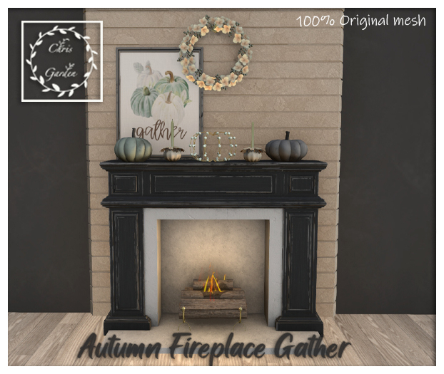 C*Fireplace Autumn "Gather"