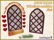 NEW YEAR - Window cookies Set (1 LI) (Full perm)