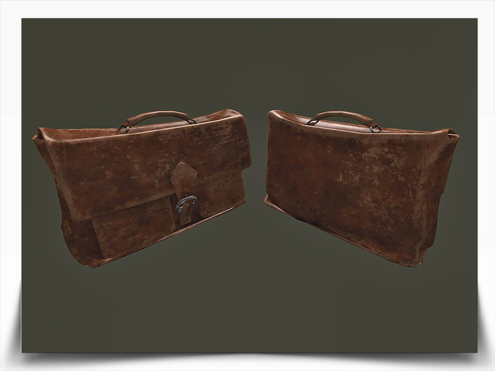 Leather briefcase