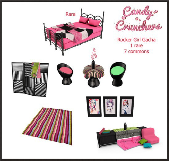 Candy Crunchers - Rocker BED - RARE