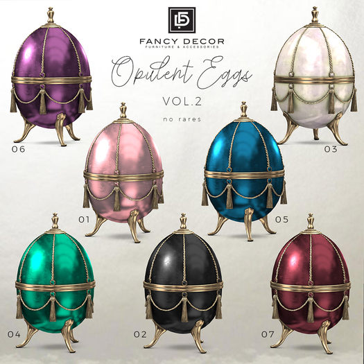 Fancy Decor: Opulent Eggs 2 (full set copy/mod)