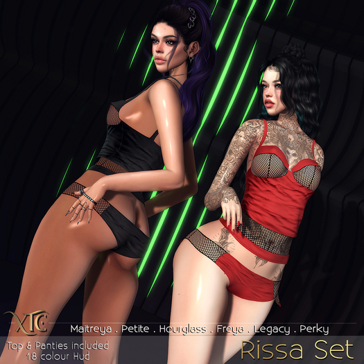 -XTC- Rissa Top & Panties Set