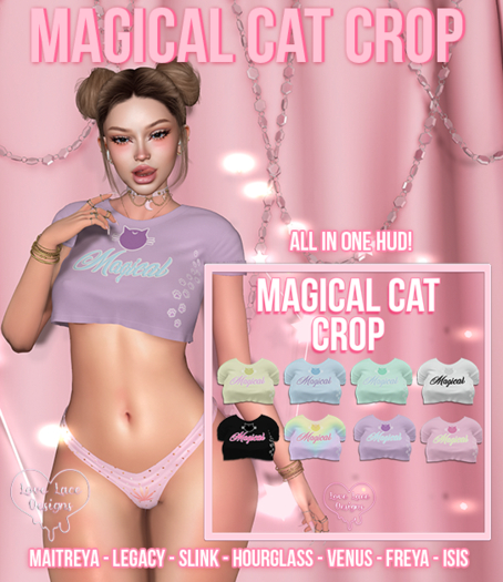 ::LL:: Magical Cat Crop // FATPACK