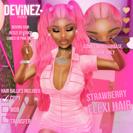 DEVINEZ - Strawberry Flexi Hair DEMO