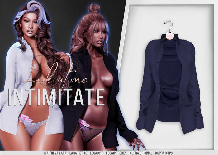 Look At Me. Intimitate : Shirt - navy