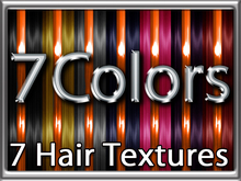 Zoy Texture [ Bright Hair Highlights ] Orange Line - 7 Colors
