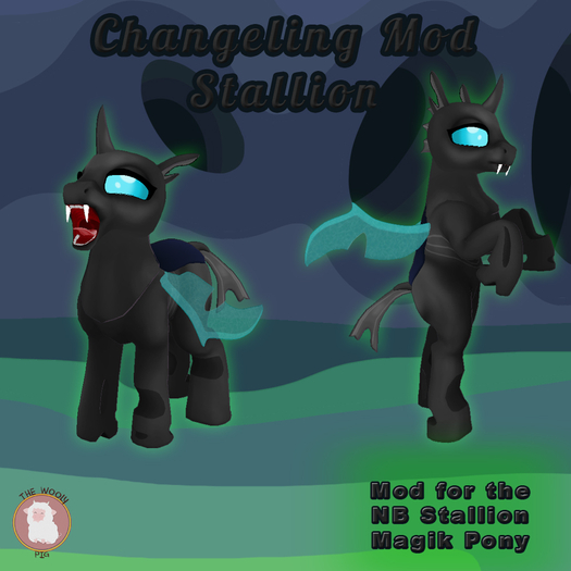 [WP] Changeling Mod for Magik Pony - Stallion