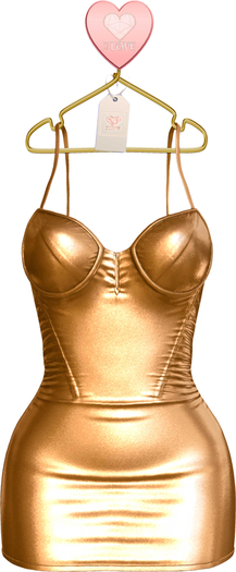 [[2Love]] Philippa mini dress [Golden]