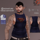 GG - Superman Dirty Tank Top(Gianni/Geralt/Jake/Slink)
