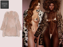 BBD - Godiva Mesh Fur Coat Jacket - Cream - Maitreya Belleza Freya Legacy Perky Slink Hourglass Inithium Kupra
