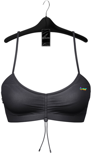 Ec.cloth - Selena Sporty Bra - Gray (add it)
