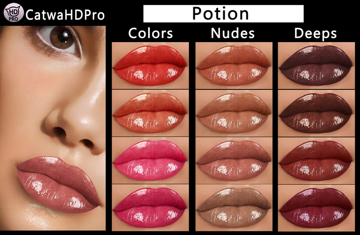 ::Modish:: Potion [Fatpack] CatwaHDPro-Lipstick set