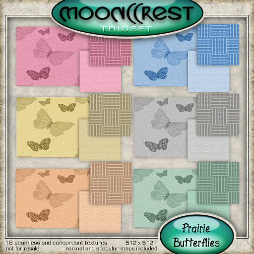 m(( 18Trioset PrairieButterflies FULL SERIES