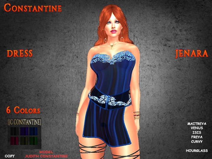 [JC CONSTANTINE] Jenara Dress