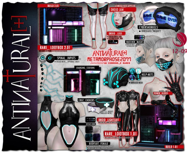 ANTINATURAL[+] Metamorphose2077 / RARE1.01 / MAITREYA / LOOTBOX