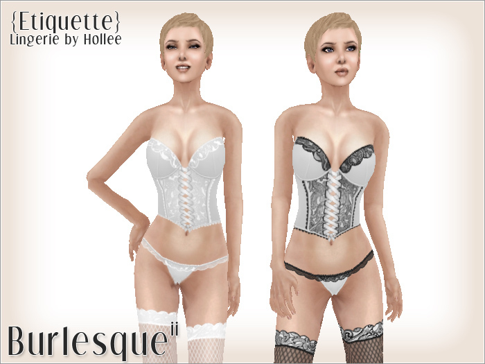 {Etiquette} Burlesque ii - Cloud White