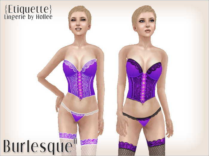 {Etiquette} Burlesque ii - Violet