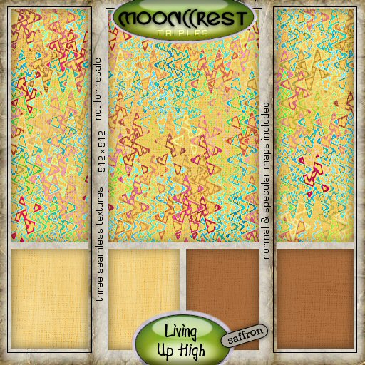 m(( 3Triples LivingUpHigh SAFFRON