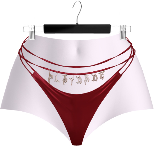 Ec.cloth - Play Bunny Thongs - Red (add it)