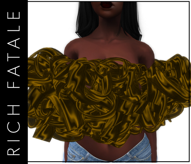 RICH FATALE - TRUFFLE TOP /  GOLD