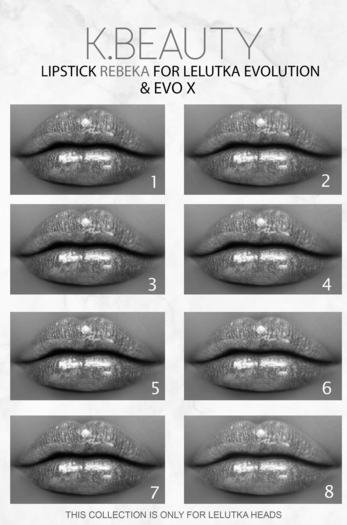 K.BEAUTY - DEMO REBEKA  LIPS - LELUTKA EVO - EVO X