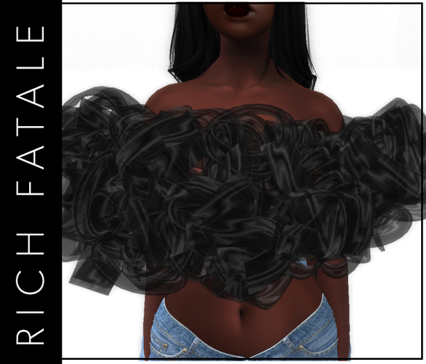 RICH FATALE - TRUFFLE TOP / ONYX