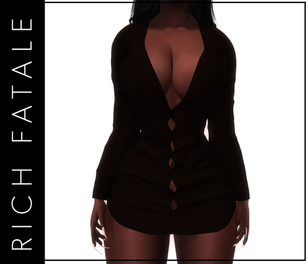 $RICH FATALE - MINI SHIRT DRESS -COCO