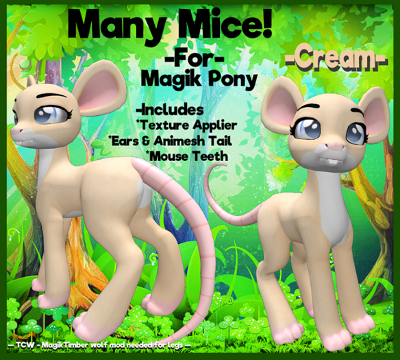[ButterBean] Magik Many Mice - Cream