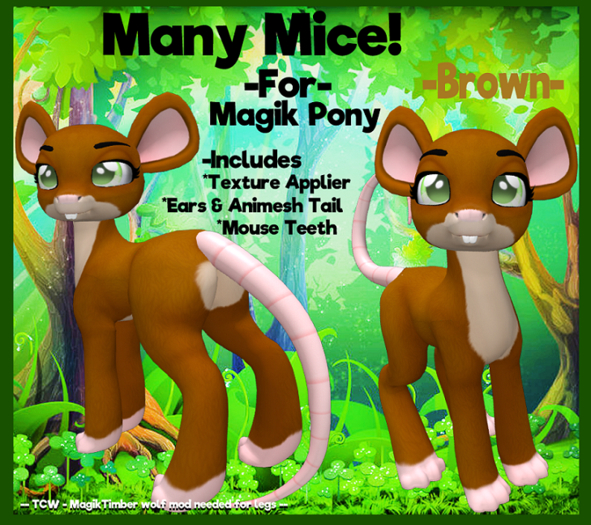[ButterBean] Magik Many Mice -Brown