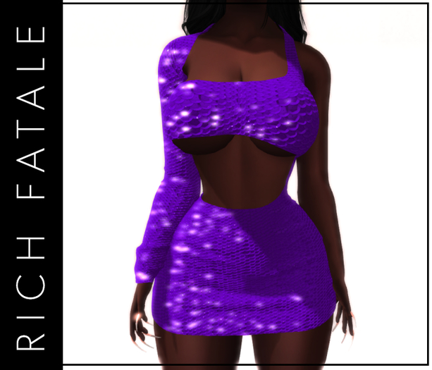 $RICH FATALE - CHARLIE BODYCON - ROYAL