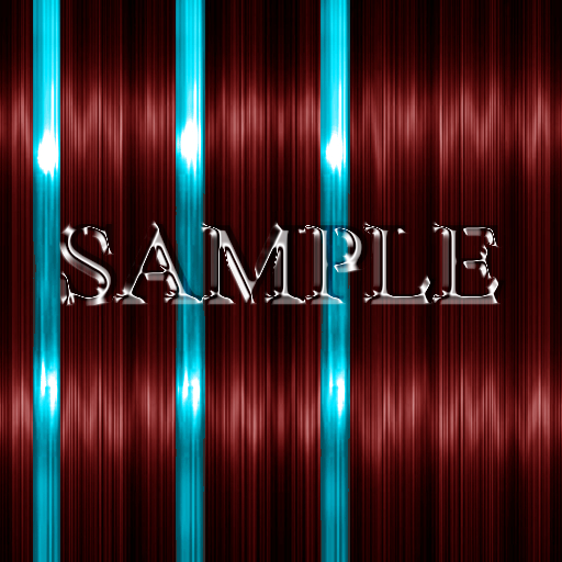 Zoy Texture [ Bright Hair Highlights ] Blue Line - Red