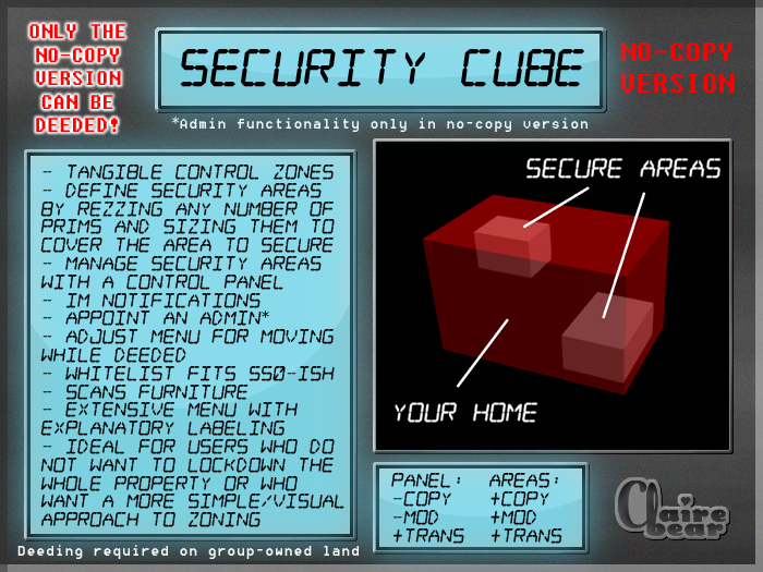 Security Cube (No-Copy Version) - The Tangible Security System