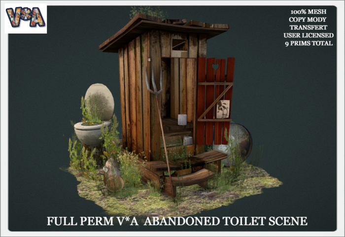 FULL PERM V*A  ABANDONED TOILET SCENE