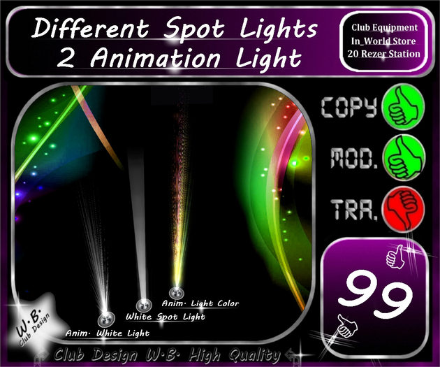 * New Spot Light * 2 Light Anim - 1 Spot *