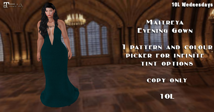 10L Wednesday Maitreya Evening Gown