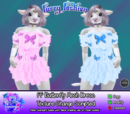 ~FF~ Butterfly Mesh Dress DEMO