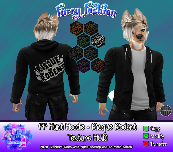 ~FF~ Hunt Hoodie Risque Rodent